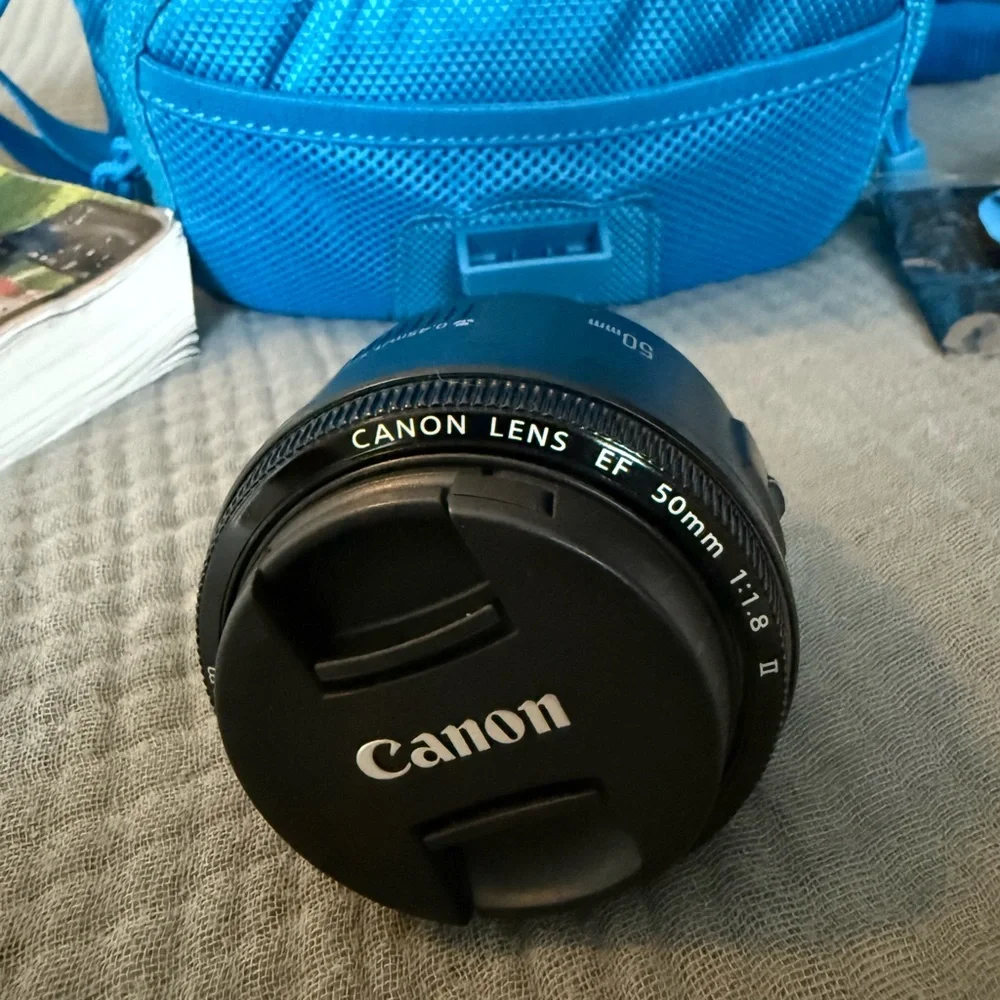 Canon Black DSLR Camera with Accessories